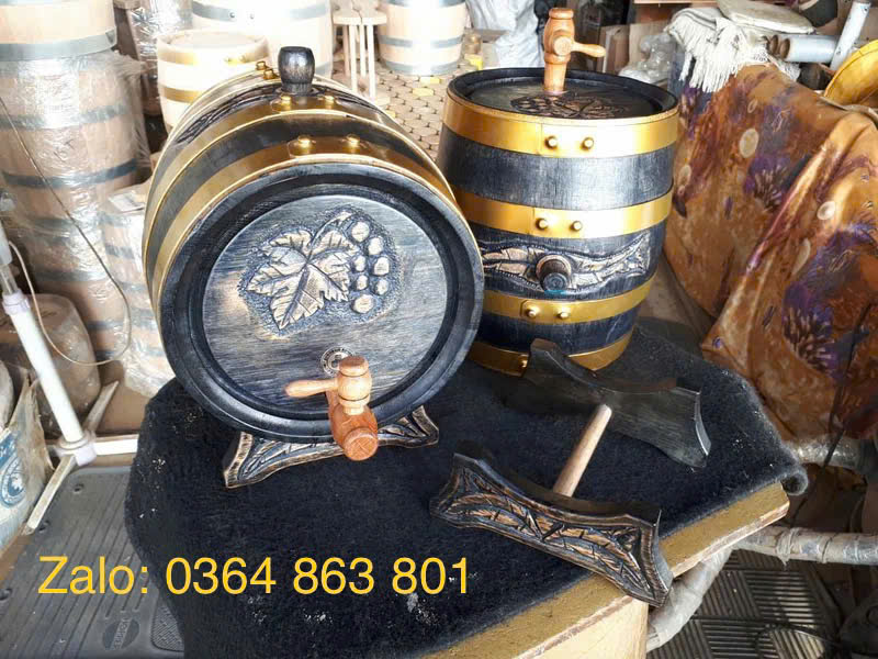 Thùng rượu gỗ sồi Nga